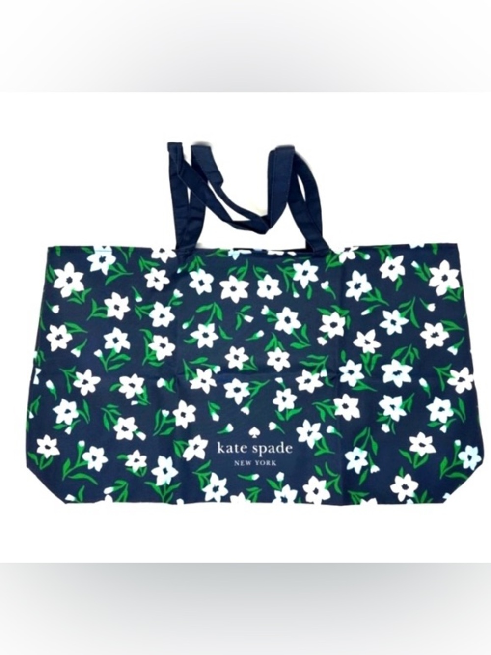 kate spade Navy Floral Tote Bag